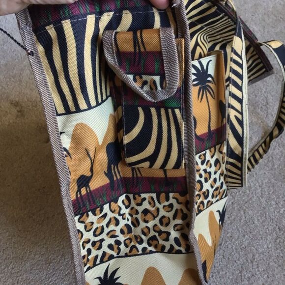 Vintage JADE African Safari Tote - Picture 8 of 9